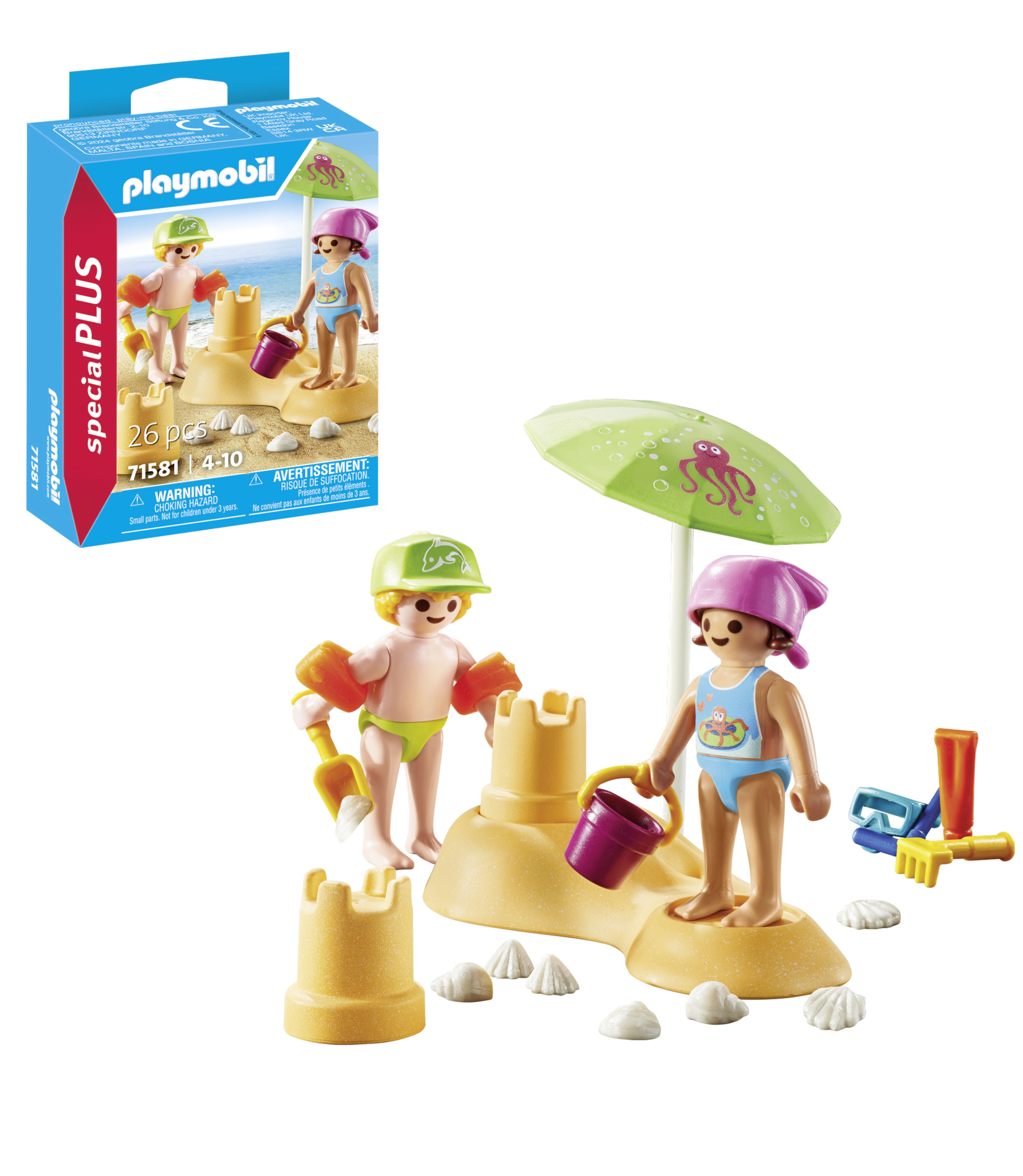 Playmobil Special Plus 71581 Kinderen met zandkasteel