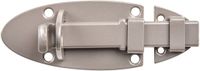 Alberts DURAVIS® Grendel, met platte handgreep, perlbeige duplexbeschichtet RAL 1035, plaat 90 x 44 mm