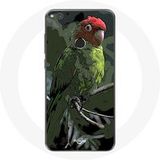 Maniacase Etui voor Huawei P8 Lite 2017 Pionus Papegaai Rood Groen