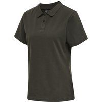 Hummel Red Women's Stretch Polo Shirt
