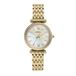 FOSSIL Carlie Mini, horloge voor dames, kast van 28 mm, kwartsuurwerk, roestvrijstalen armband