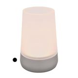 Lamp Base "Cone" Ø 8X12 Cm Zilver Metaal - 6 Eenheden