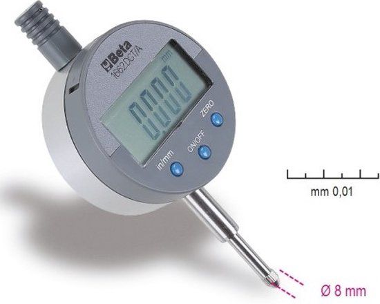 Beta Digitale meetklok, Uitlezing tot 0.01 mm 1662DGT/A