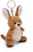 NICI Kelly Kangoeroe sleutelhanger 10 cm bruin