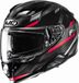 HJC F71 Carbon Esira Helm - Zwart/Rood - Maat M