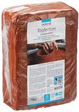 GLOREX 6 8073 005 - Pottenbakkersklei, niet gevlamd, 5 kg in terracotta, glad en gemakkelijk te bewerken, zonder vuurvaste klei, luchthardend en brandbaar, geschikt voor pottenbakkersschijf
