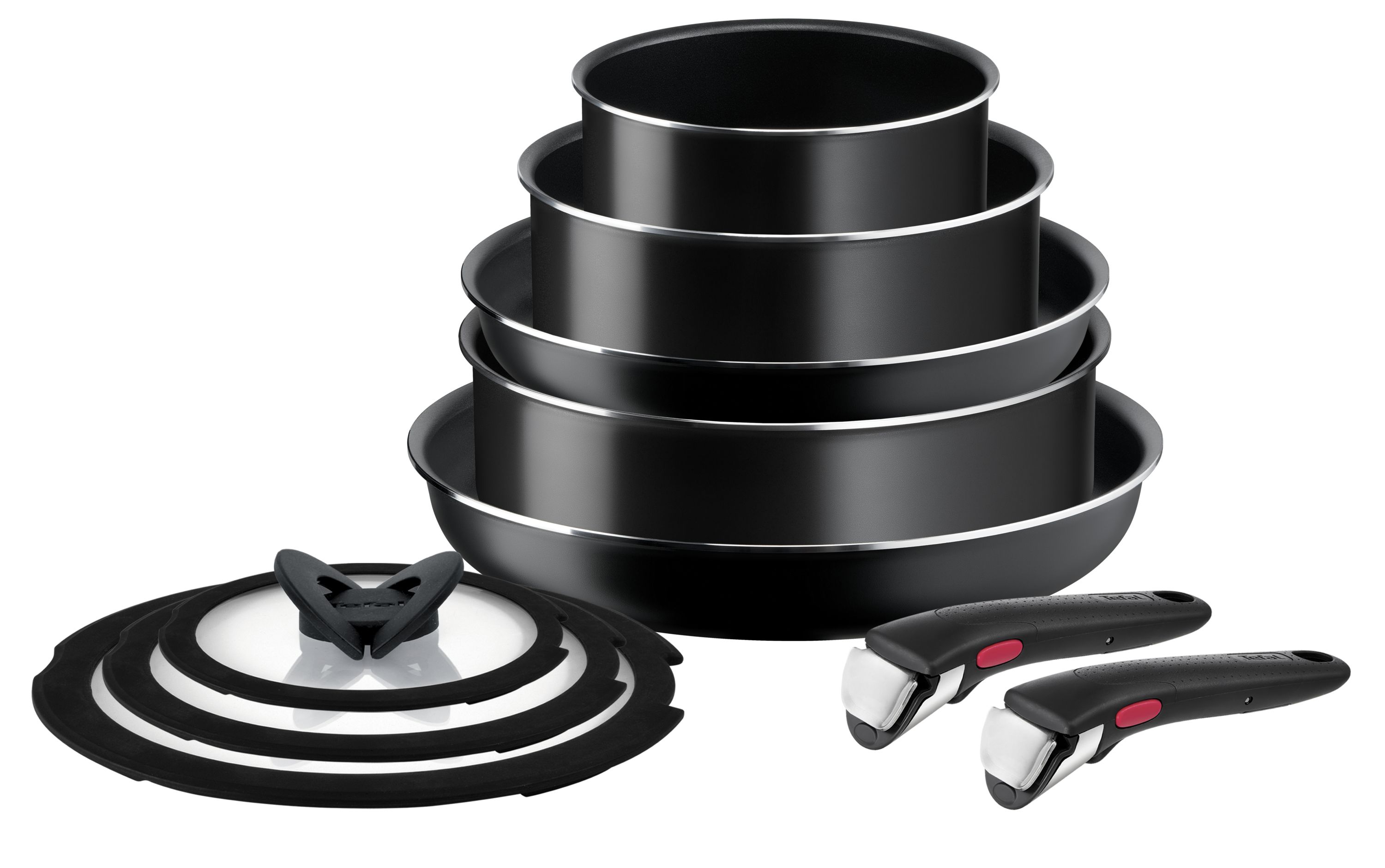 Tefal Easy On Ingenio L1599143 - Pannenset - 10-delig - Zwart