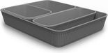Tatay Set van 4 lade-organizers (1 x slim + 1 x A6 + 1 x A5 + 1 x A4) baobab, polypropyleen, BPA-vrij, grijs
