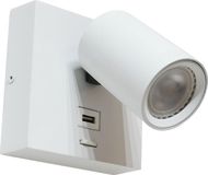 Artdelight Wandlamp Master LED Wit USB GU10 LED 6W 2700K IP20