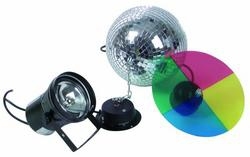 EUROLITE Mirror ball set 20cm with pinspot