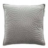 Douceur d'intérieur Zilveren Decoratieve Kussensloop 40x40 cm