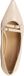 Super Mode Ballerinaschoen met hak beige
