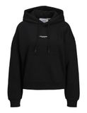 JACK & JONES Jxstudio Vesterbro Ls RLX Sweat à capuche SWT Noos, Noir, L