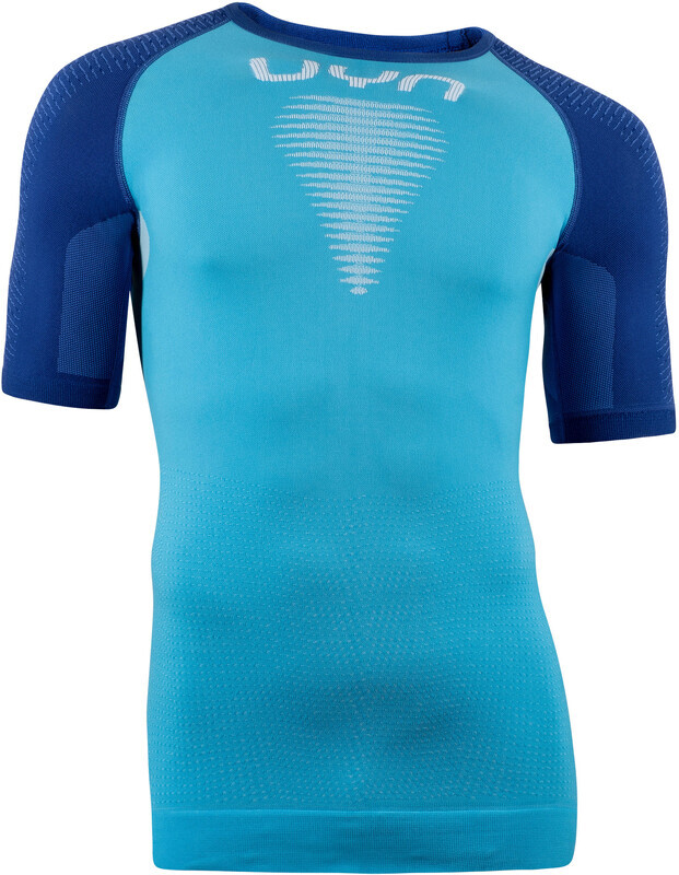 UYN Marathon OW T-Shirt Heren, wave/persian blue/white