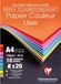 Clairefontaine Papier 10 couleurs - A4 20 feuilles - 120 grammes