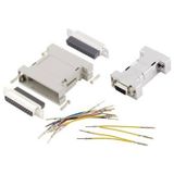 MH Connectors D-sub adapter D-sub stekker 25-polig - D-sub bus 25-polig 1 stuk(s)
