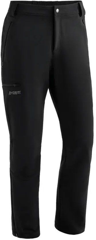 Maier Sports Norit Winter Wandelbroek Mannen Zwart Polyester Maat 48