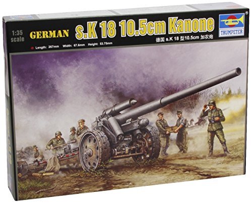 Trumpeter 02305 modelbouwpakket Duits s.10 cm K.18 Cannon