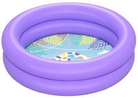 Bestway babybadje - paars - opblaasbaar zwembadje - 61 x 15 cm - 2 rings - peuter badje