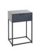 HAKU Möbel Console, antraciet, zwart, metaal, spaanplaat, afmetingen 40 x 60 x 28 cm (b x h x d), moderne stijl