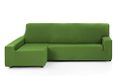 Martina Home Túnez, elastische bankovertrek voor armleuning, links, stof, groen, driezits