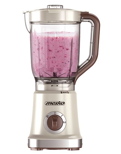 Mesko MS 4079 - Blender voor op aanrecht - 1.8L - 500W - Beige/Bruin/Transparant