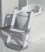 Merkloos / Sans marque Shenzhen Muchen Technology Co.Ltd Kindertoiletbril - Toiletbril met opstapje - Hulpmiddel voor zindelijkheidstraining - Antislip toiletaccessoires - Met kussen - In hoogte verstelbaar - Opvouwbaar - Unisex - Grijs