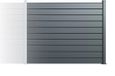 Casanoov Rallonge de clôture 2m VANO H.150cm gris aluminium - 150 x 200 cm