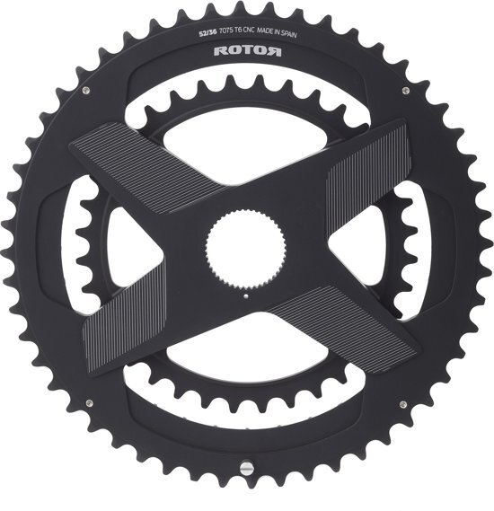 - Rotor NoQ Spiderring 50/34 Zwart