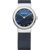 Bering 10126-307 - Horloge - Staal - Blauw - 26 mm