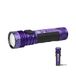 OLIGHT Seeker 4 Pro LED-zaklamp met holster, 4600 lumen, 260 m, oplaadbare USB-C-lamp, batterijduur van 15 dagen, draagbare handlamp voor dagelijks gebruik, buiten (paars, koel wit)