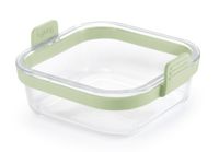 Lékué Plat à four pour friteuse à air - Carré - Verre - Transparent