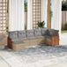 Maison Exclusive - Ensemble de meubles de jardin 7 pièces avec canapé et coussins, beige, en polyrotin