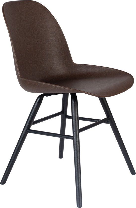 Zuiver Albert Kuip Eetkamerstoelen - Set van 2 - Bruin - Design