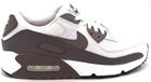 Nike Air Max 90 Dames Sneakers Wit/Roze/Bruin Leer Maat 40
