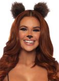 Leg Avenue Bear Ear Headband Brown