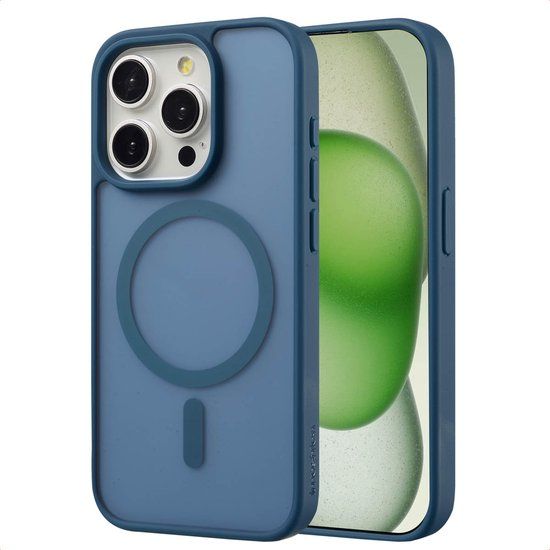 imoshion Color Guard Backcover geschikt voor MagSafe - Donkerblauw - iPhone 15 Pro