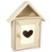 Rayher Sleutelkast van hout, 21 x 5 x 26 cm, FSC-gecertificeerd, sleutelhouder, om te beschilderen en te decoreren, 62405000, klein, beige