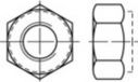 TOOLCRAFT Écrous borg M6 DIN 982 RVS A4 100 pièce(s)