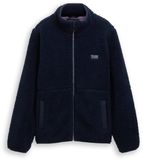 Tom Tailor Teddyjas met opstaande kraag Maat 176 sky captain blue