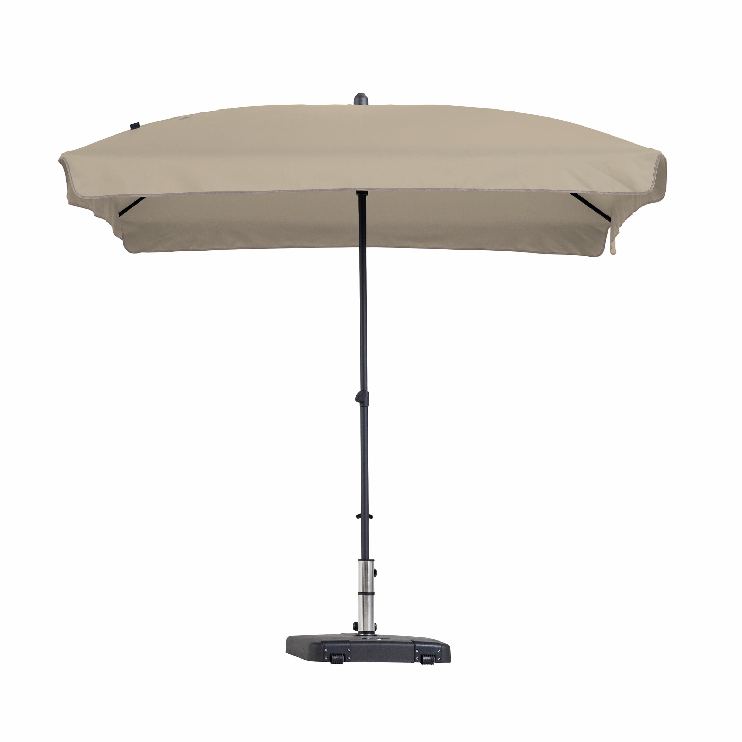 Madison Patmos Rectangle Parasol - Polyester - 210x140cm - Beige