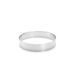 De Buyer ronde gebakring, roestvrij staal, hoogte 4,5 cm, zilver, 22,2 x 22,2 x 4,1 cm