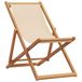 VidaXL Tuinstoel Terras Eucalyptus Polyester Beige
