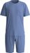 CALIDA Heren Pyjama Kort Blauw Gemêleerd Katoen L