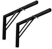 KOTARBAU® Set van 2 inklapbare plankhoeken 400 mm vouwconsole opvouwbare plankdragers