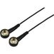 TRU COMPONENTS TC-12356300 ESD-aardingskabel Zwart 1.80 m Drukknop 10 mm