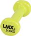 LMX Vinyl Dumbbell Set - 0.5kg - Yellow