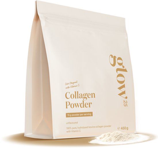 Glow25® Collageen Origineel (450 gram) - Collageenpoeder met Vitamine C