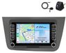 Seat Autoradio avec GPS, Wi-Fi, pour Seat Altea (2004-2015) et Seat Toledo (2004-2009). Incluant Carplay, Android (2+64GB) et DAB+