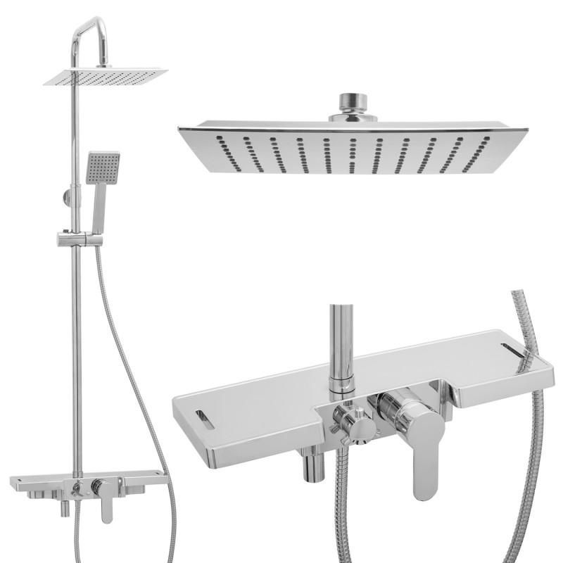 Viking Choice Doucheset - met Regendouche 25 cm - Vierkant - Chroom